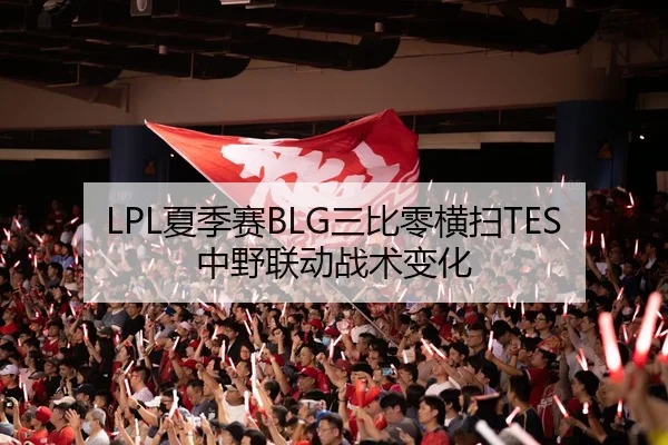 LPL夏季赛BLG三比零横扫TES中野联动战术变化